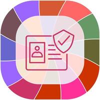 Protected Card Vector Icon