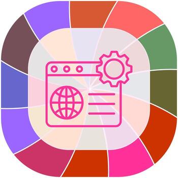 icono de vector de optimización web