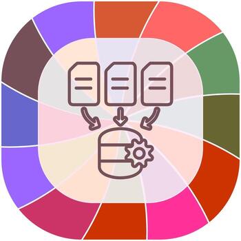Data Processing Vector Icon