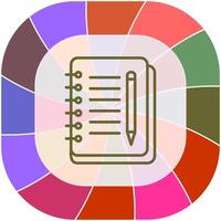 Notebook And Pen Vector Icon