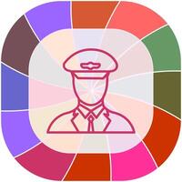 Flight Captain Vector Icon