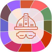 Glasses And Helmet Vector Icon