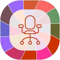 Revolving Chair Vector Icon