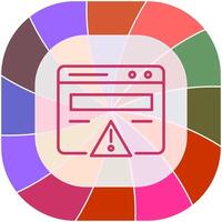 Web Error Vector Icon