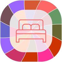 Double Bed II Vector Icon