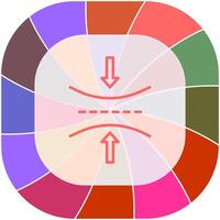 icono de vector de elasticidad