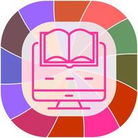 Digital Learning Vector Icon