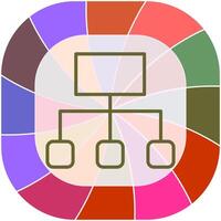 Flowchart Vector Icon