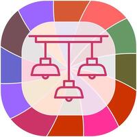 Overhead Light Vector Icon