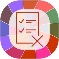 Fake List Vector Icon