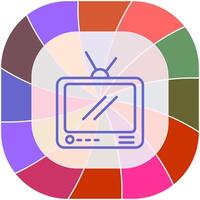 Television Broadcast Vector Icon