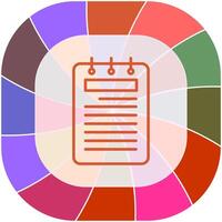Notepad Vector Icon