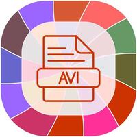 AVI Vector Icon