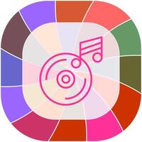 Music CD Vector Icon