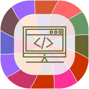 HTML Coding Vector Icon