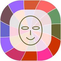 Ancient Face Mask Vector Icon