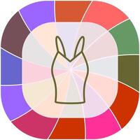 Ladies Vest Vector Icon