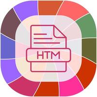 icono de vector de html