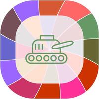 Tank Exhibit Vector Icon