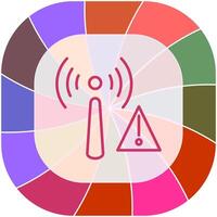 Non Ionizing Radiation Vector Icon