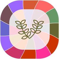 Leaves Wreath Vector Icon