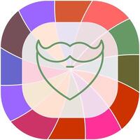 Beard and Moustache I Vector Icon