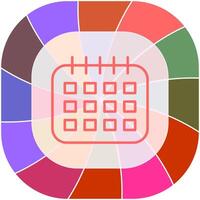 Marked Calendar Vector Icon