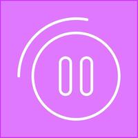Pause Button Vector Icon