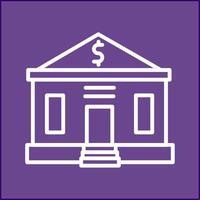 Bank Building Vector Icon