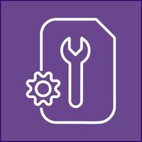 Document Setting Vector Icon
