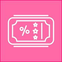 Sale Ticket Vector Icon