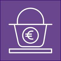 Euro Basket Vector Icon