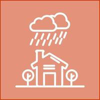 Rain Vector Icon