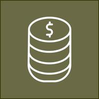 Stack of Coins Vector Icon