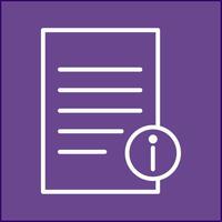 Information Document Vector Icon