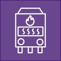 Gas Furnace Vector Icon