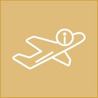 Flight Information Vector Icon