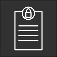 Privacy Page Vector Icon