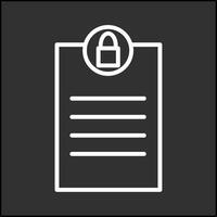 Privacy Page Vector Icon