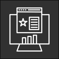 Rank Website Vector Icon