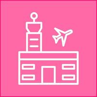 Airport Building Vector Icon