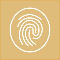 Fingerprint Vector Icon