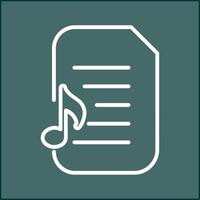 Audio Document Vector Icon