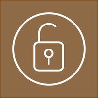 Open Lock II Vector Icon