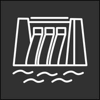 Water Dam Vector Icon