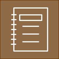 Notepad Vector Icon