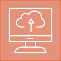 Cloud Backup Vector Icon