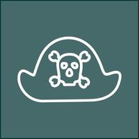 Pirate in Hat Vector Icon