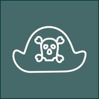 Pirate in Hat Vector Icon