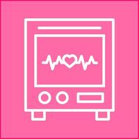 Heart Rate Machine Vector Icon